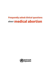 WHOによる薬による中絶についてのよくある質問集
