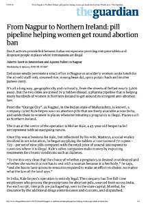From Nagpur to Northern Ireland_ pill pipeline helping women get round abortion ban _ World news _ The Guardian.pdf