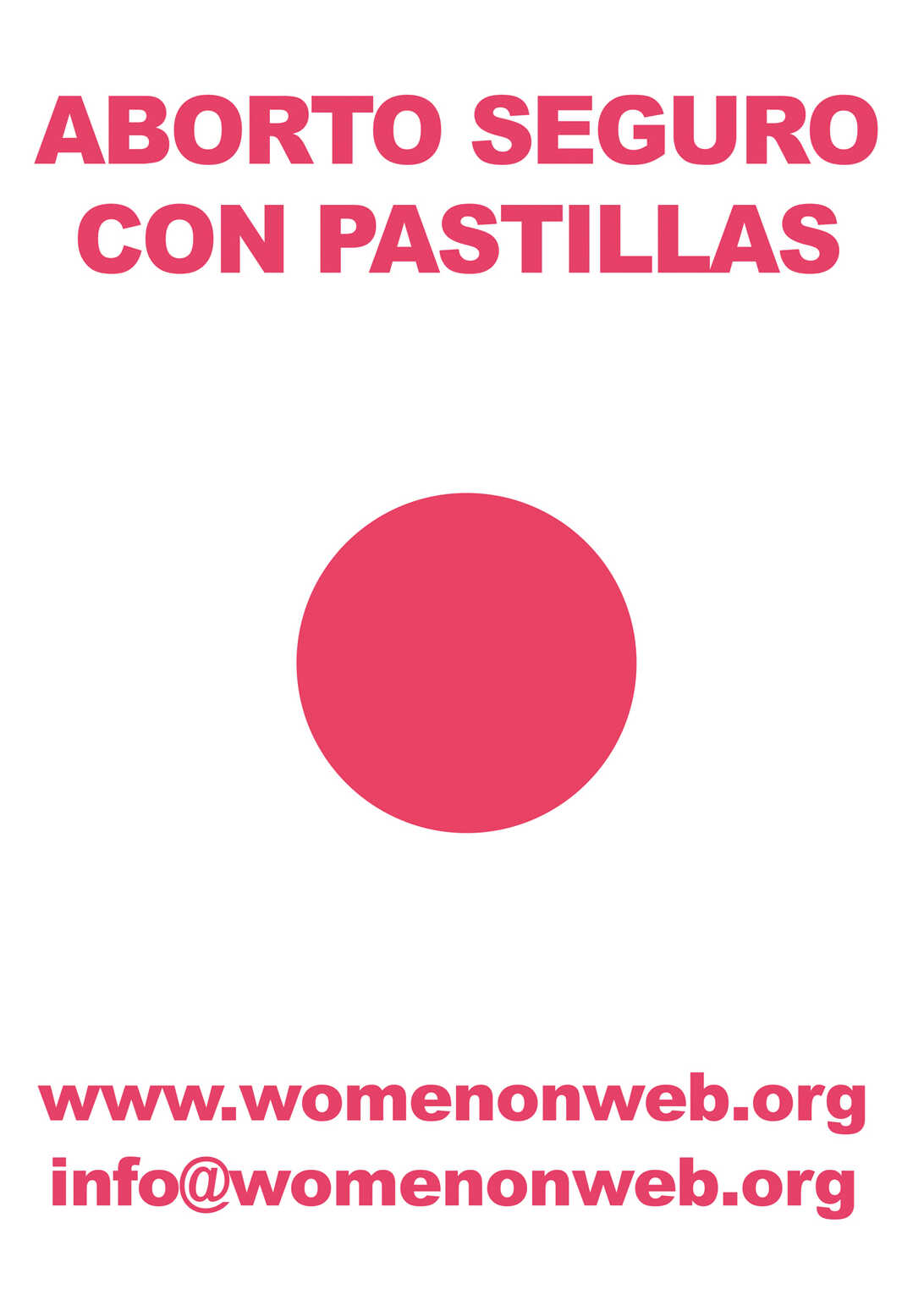 Women on Web spanish sticker