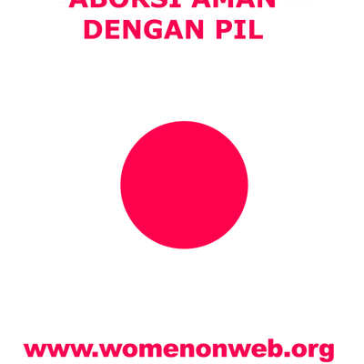 Women on Web sticker Bahasa Indonesia