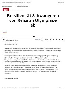 Brasilien rät Schwangeren von Reise an Olympiade ab - SWI swissinfo.ch.pdf