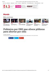 Polémica por ONG que ofrece píldoras para abortar por zika - Diario La Prensa.pdf