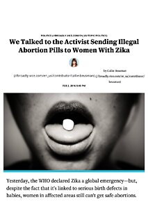 We Talked to the Activist Sending Illegal Abortion Pills to Women With Zika _ Broadly.pdf