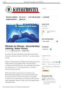 _Women on Waves - documentary viewing, Asker library.pdf
