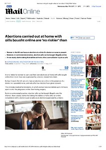 MailOnline_Abortions with pills bought online are 'no riskier' _ Daily Mail Online.pdf