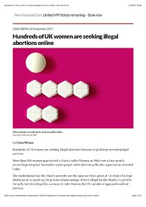 New Scientist, Hundreds of UK women are seeking illegal abortions online | New Scientist.pdf