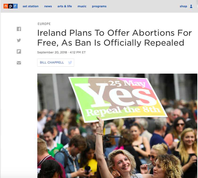 abortion for free in Ireland