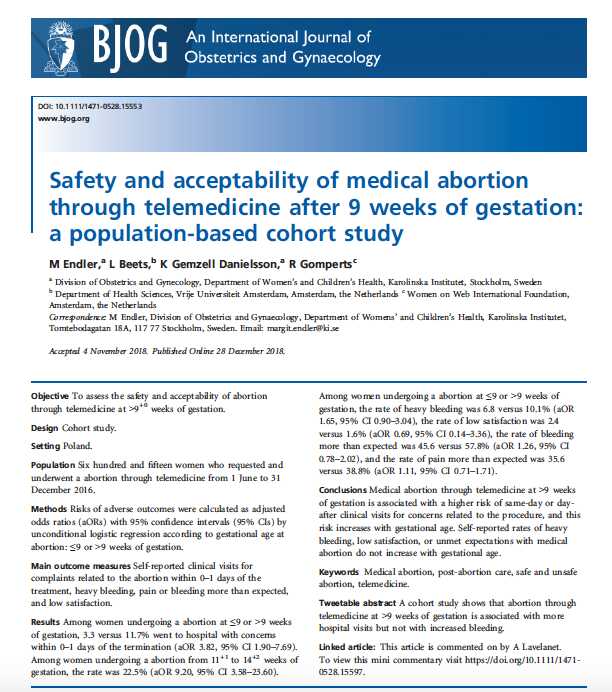 Poland medical abortion study 12-2018
