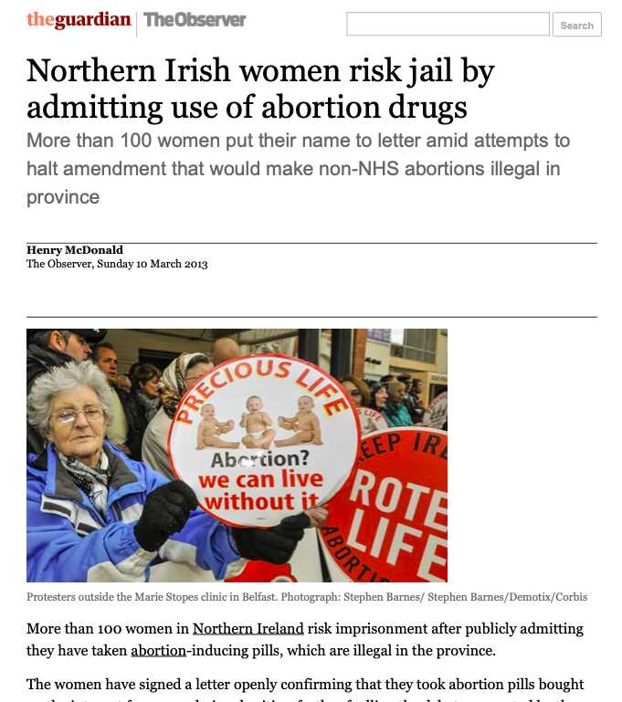 Northern Ireland abortion Guardian