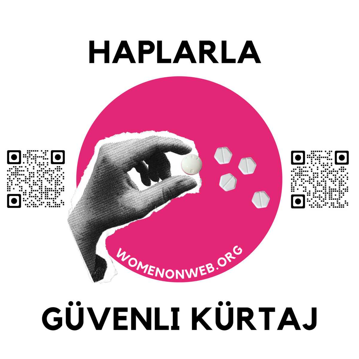 Women on Web Sticker Turkish